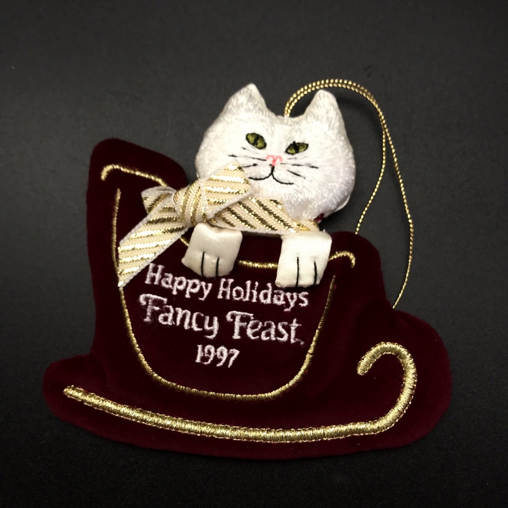 1997 Fancy Feast Collectible Christmas Ornament